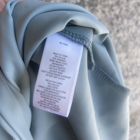 Alex Evenings Dress Womens 6 Sleeveless Maxi Gown Ruched Beaded Formal Elegant - Picture 4 of 8